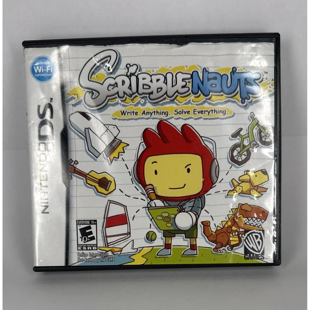 Scribblenauts Nintendo DS 2009 WB Games CIB Complete With Manual NTR-BSLE-USA